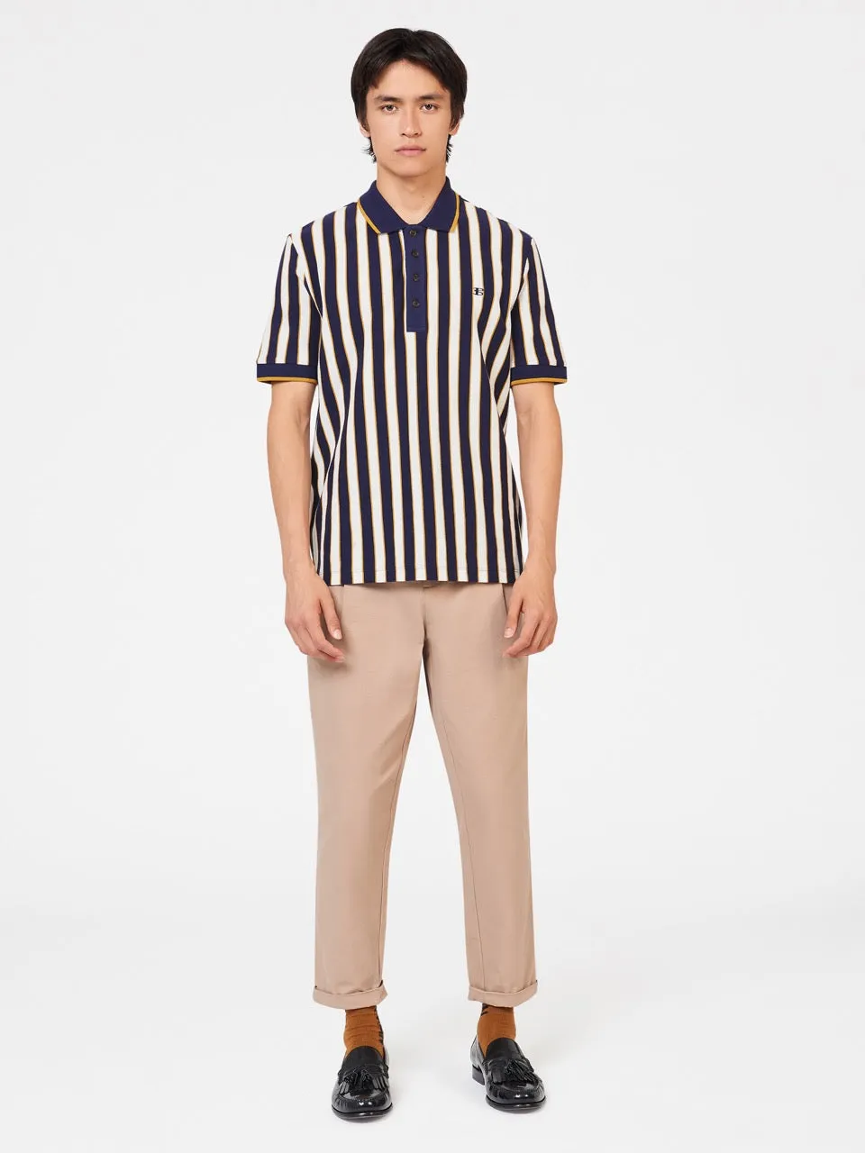 B by Ben Sherman Vertical Stripe Polo