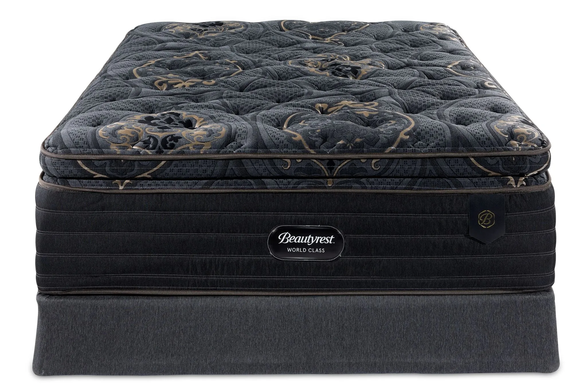 Beautyrest World Class Empress Luxury Firm Queen Mattress and Boxspring Set