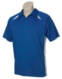 Biz Collection  Mens Splice S/S Polo 1st (10 Colour) (P7700)