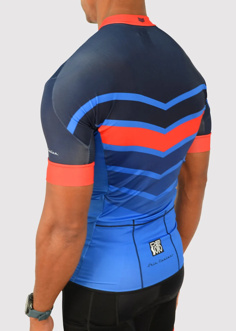 Camiseta de ciclismo con cremallera completa Skin Cooler para hombre - Pfizer