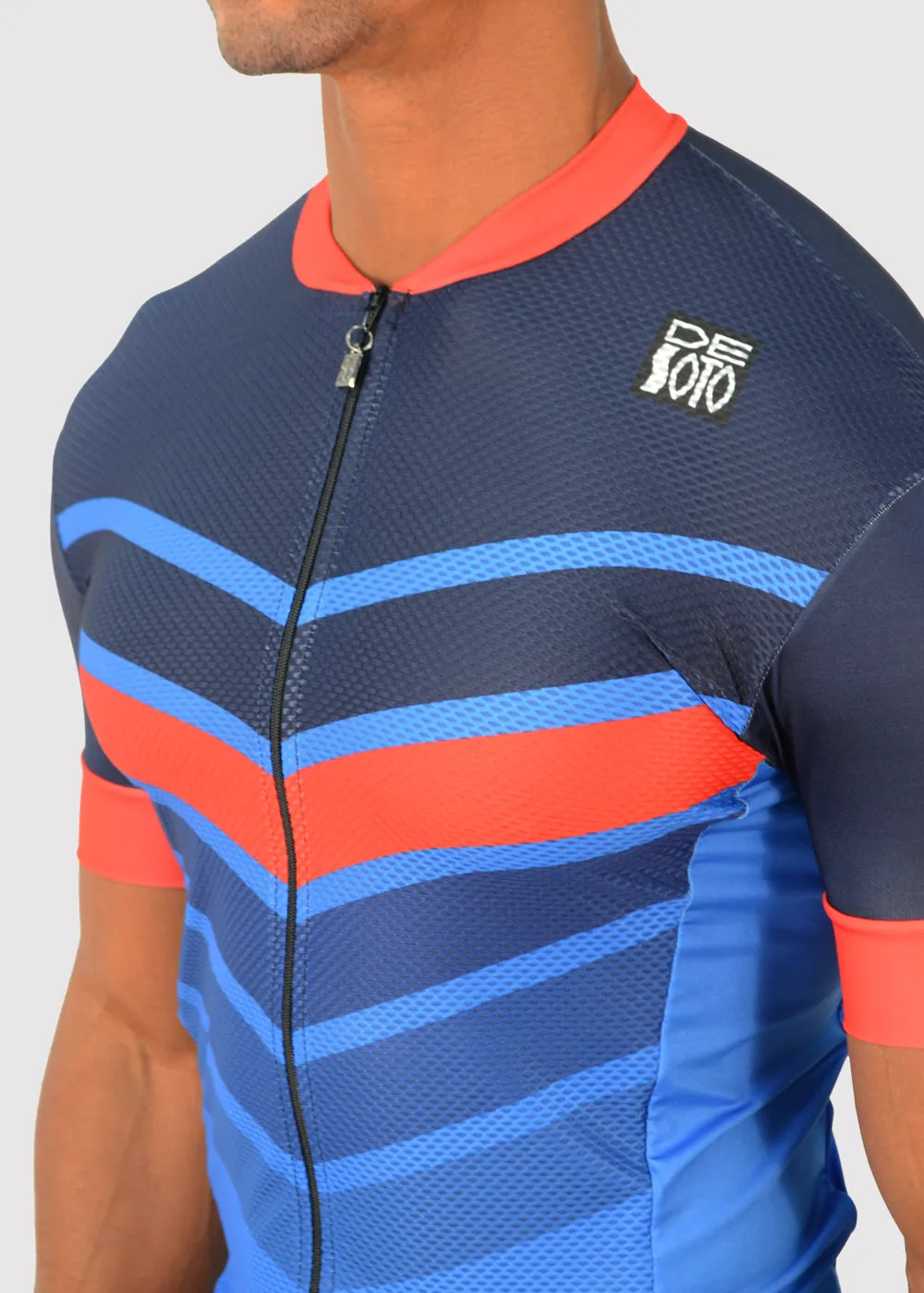 Camiseta de ciclismo con cremallera completa Skin Cooler para hombre - Pfizer