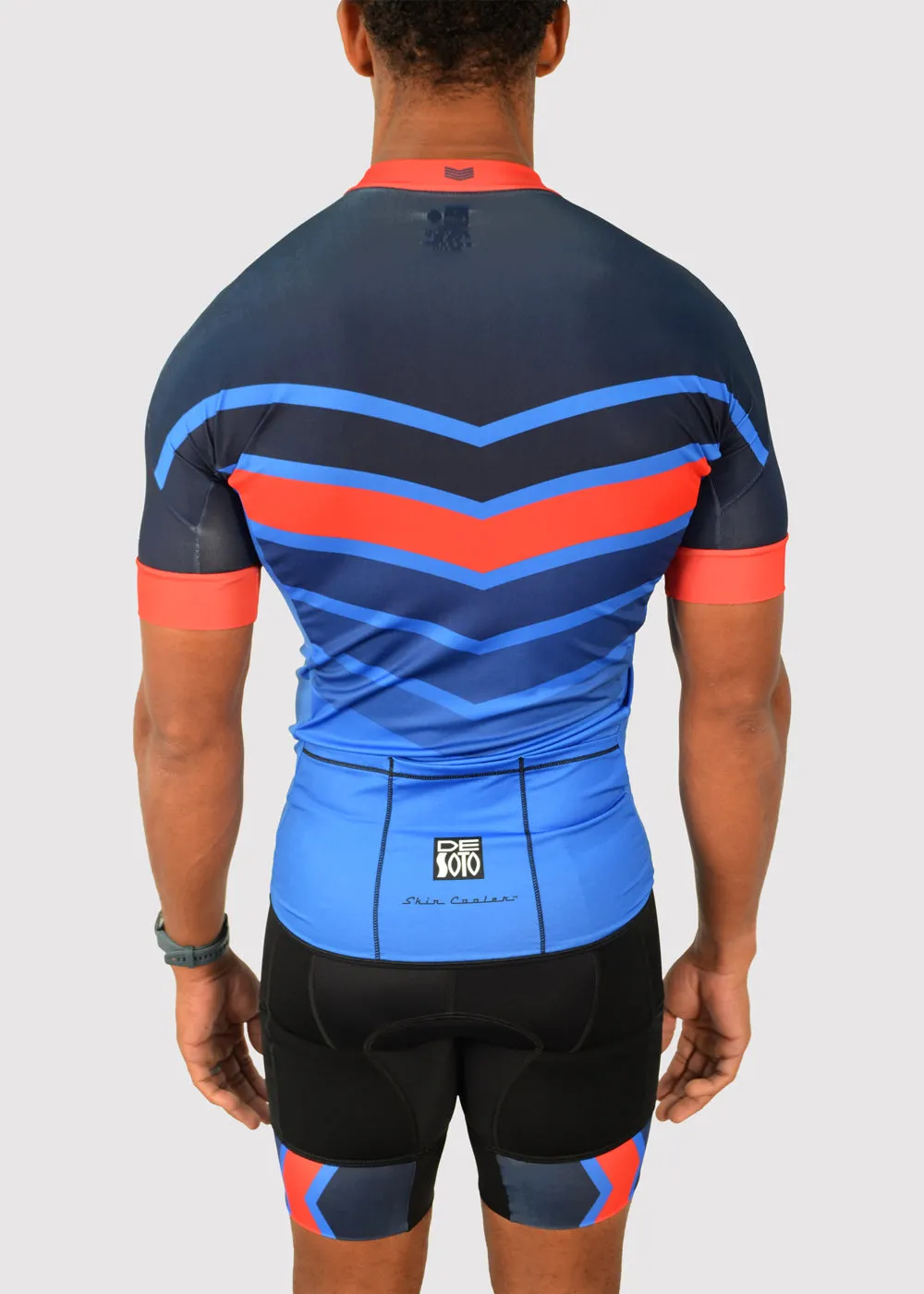 Camiseta de ciclismo con cremallera completa Skin Cooler para hombre - Pfizer