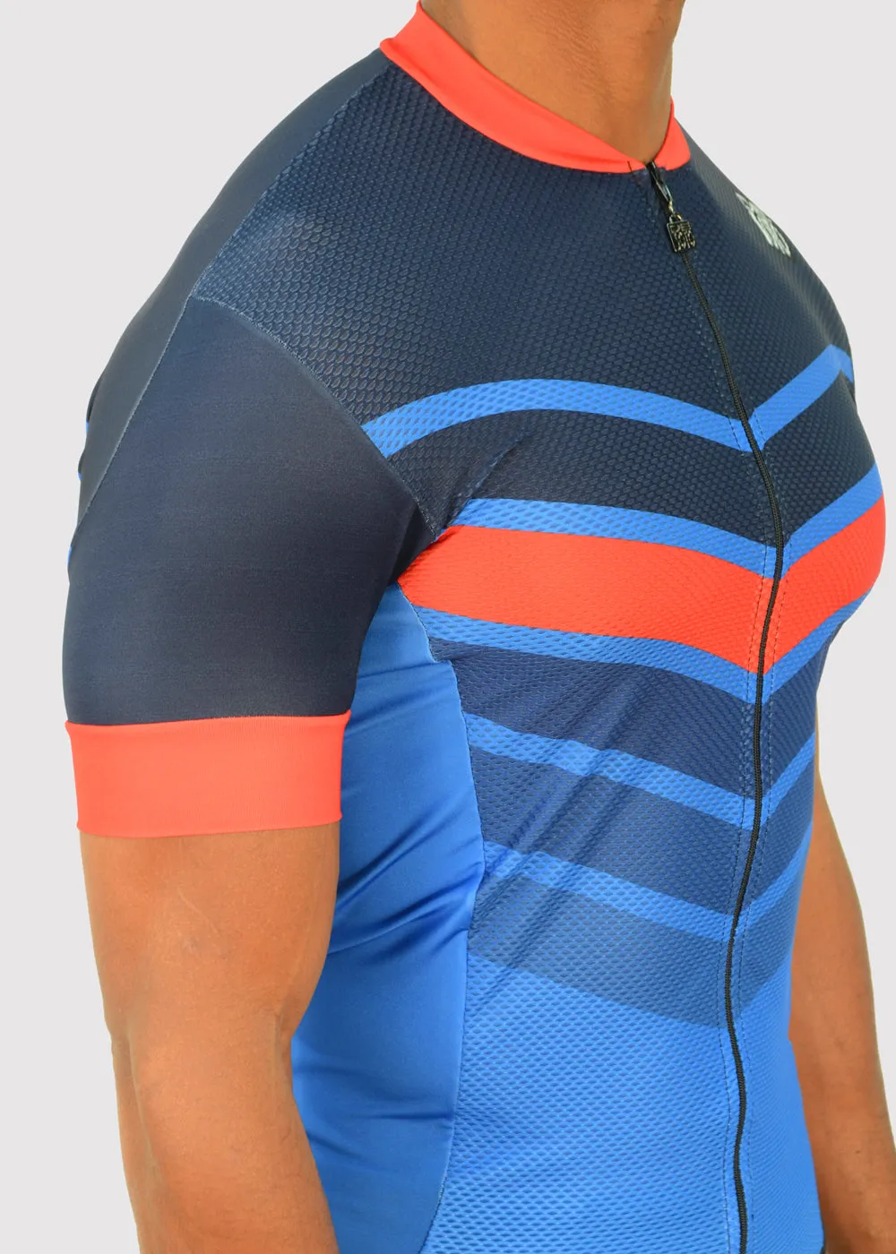 Camiseta de ciclismo con cremallera completa Skin Cooler para hombre - Pfizer