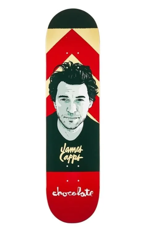 Chocolate Capps Portrait 8.0 Deck - Skateboard Deck