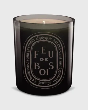 Colored Scented Candle in Feu de Bois