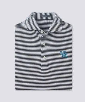 Cooper Stripe Performance Polo - University of Kentucky