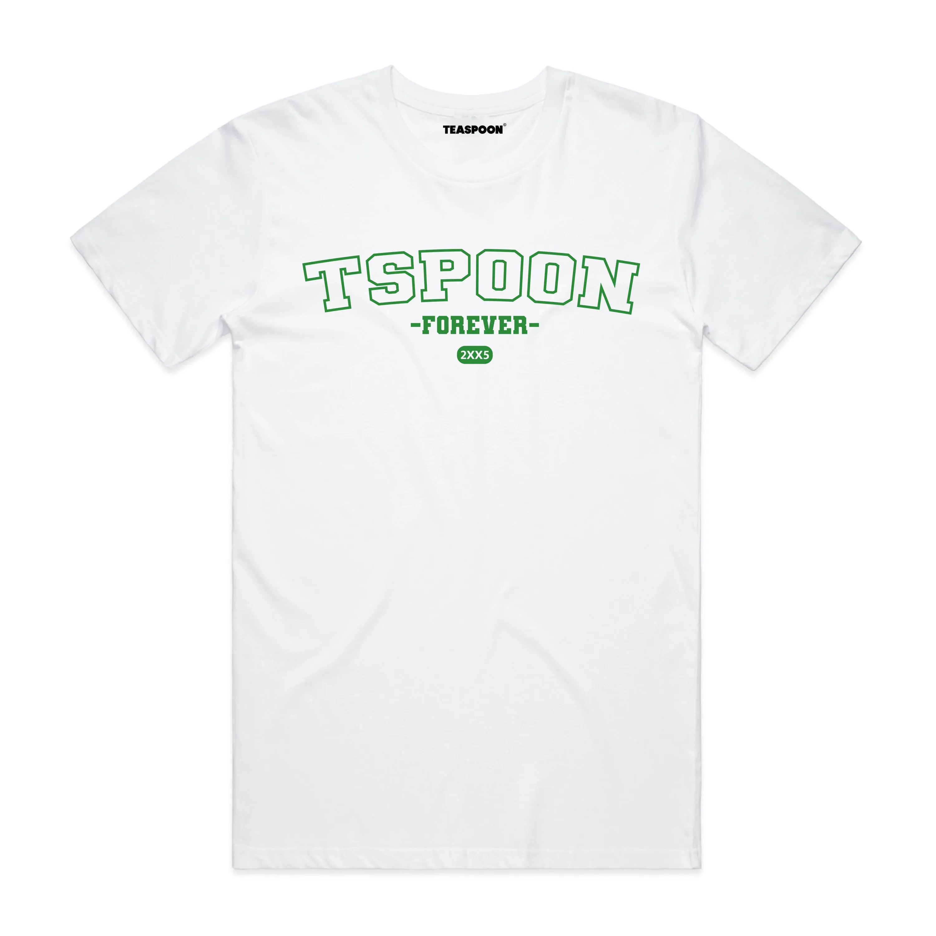 Forever TSPOON - recycled fabric tee - white