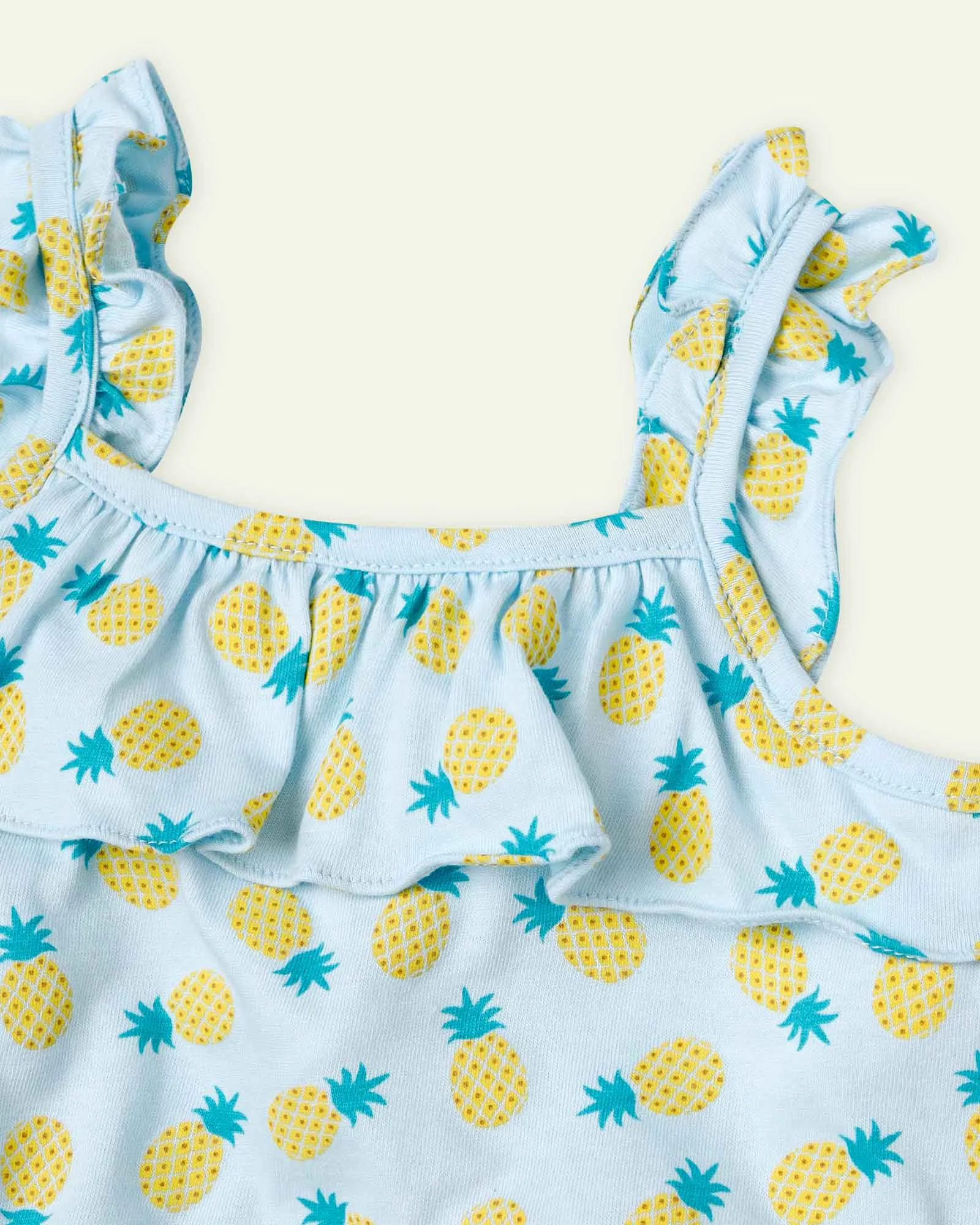 Frilled Pineapple Top