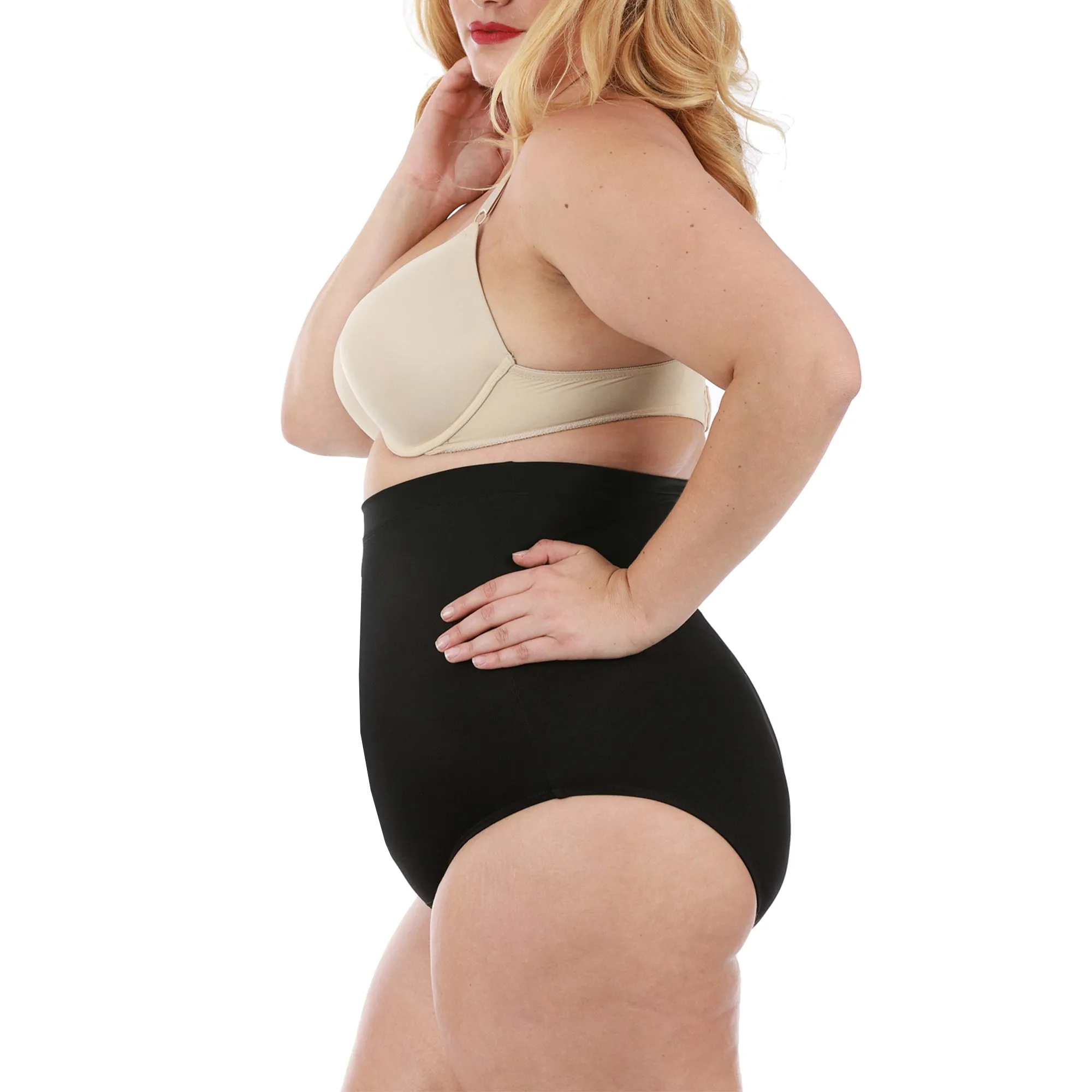 InstantFigure Shapewear Plus Size Hi-waist Slimming Panty WPY019C