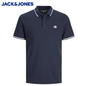 Jack & Jones Covibe Melange Navy Polo Navy