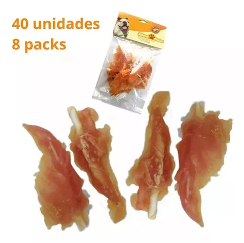 Pack 40 Barritas Con Pollo Y 8 Cm De Cartílago 100% Natural