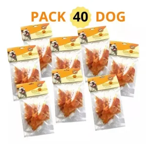 Pack 40 Barritas Con Pollo Y 8 Cm De Cartílago 100% Natural