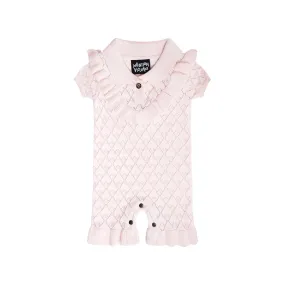 Roze babymeisje romper