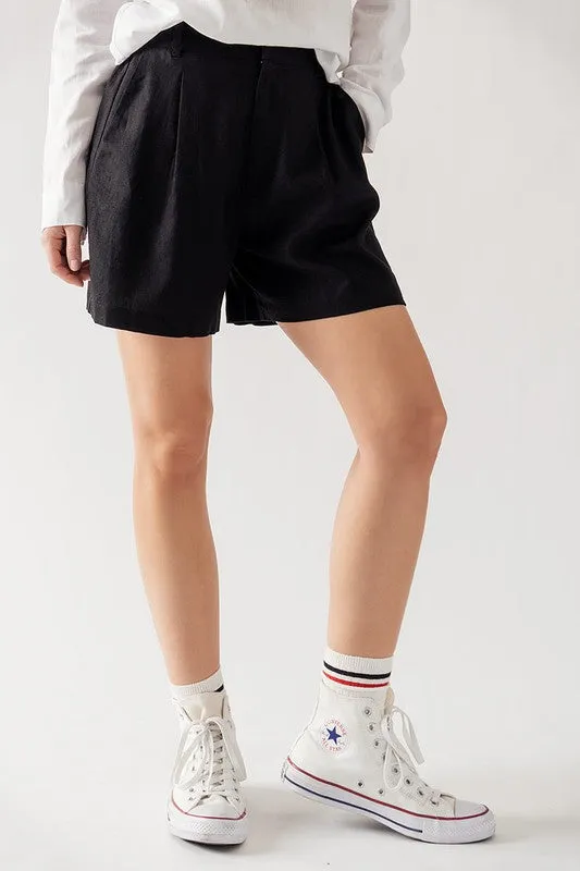 Shorts lino negro