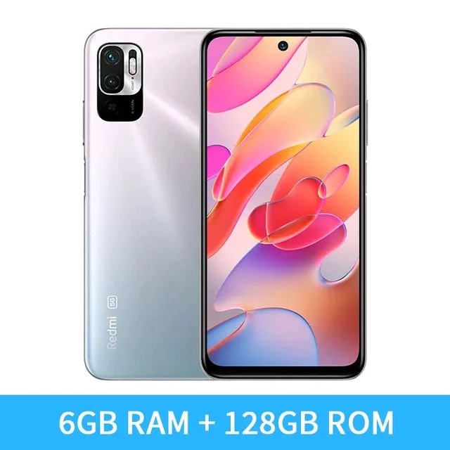 Smartphone Redmi note 10 5G de de exhibidor con; 4GB, 6GB, 8GB y 128 GB, 256 GB