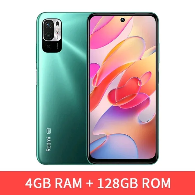 Smartphone Redmi note 10 5G de de exhibidor con; 4GB, 6GB, 8GB y 128 GB, 256 GB