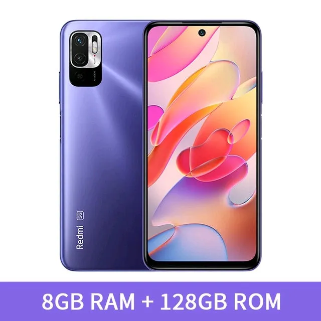 Smartphone Redmi note 10 5G de de exhibidor con; 4GB, 6GB, 8GB y 128 GB, 256 GB