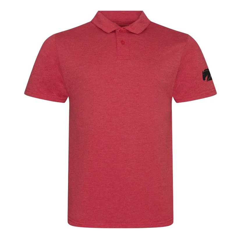 Tri-Blend Polo - Heather Red