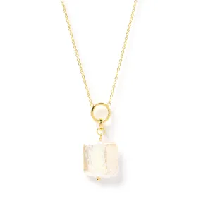 Una Pearl 'O' Charm Necklace